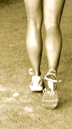 Bild mit laufenden Beinen